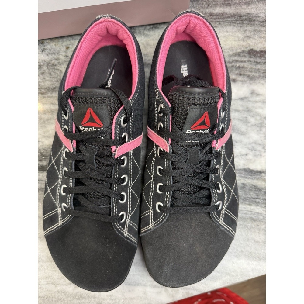 Reebok Crossfit Lite Lo TR Training Black Electro Pink Mark Bell Men's 7.5 M 9 W